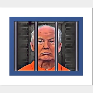 Trump Locked Up 2024 Posters and Art